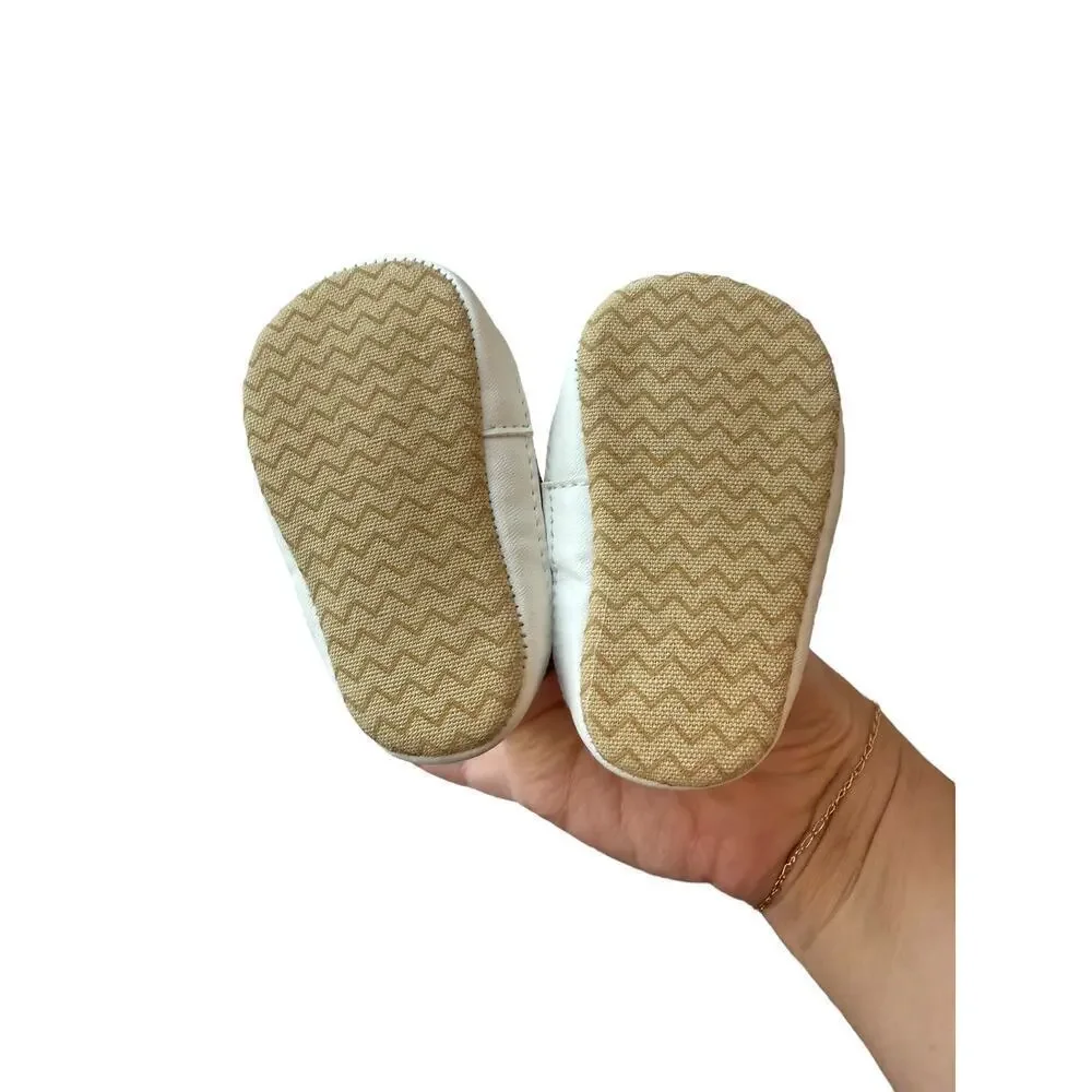 Cat & Jack Toddler's Beige Casual Shoes Canvas Cotton Size 0-3 Months